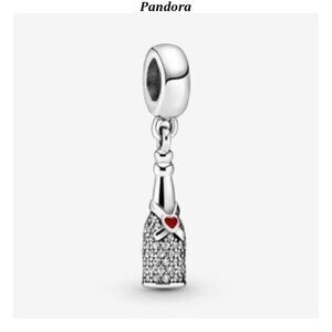 Pandora Sparkling Wine Bottle Dangle Charm
